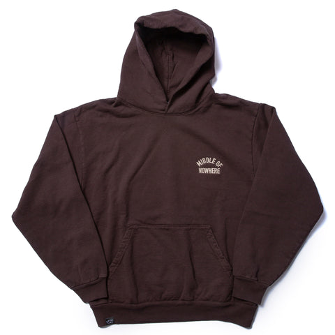 Middle of Nowhere  Embroidered Hood - Made in USA