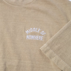 Middle of Nowhere Embroidered T - Mushroom - Made in USA