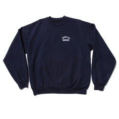 Middle of Nowhere  Embroidered Crew Neck - Navy - Made in USA - 2024