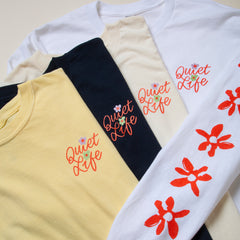Floral Pigment Dyed T