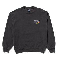Lonely Palm Embroidered Middle of Nowhere Crew Neck - Vintage Black - Made in USA