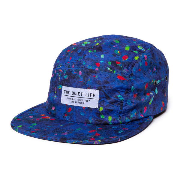 Midnight Floral 5 Panel Camper Hat - Made in USA