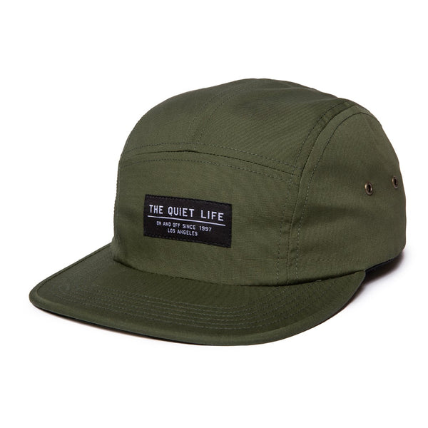 Foundation 5 Panel Camper Hat - Made in USA - Olive - FA24