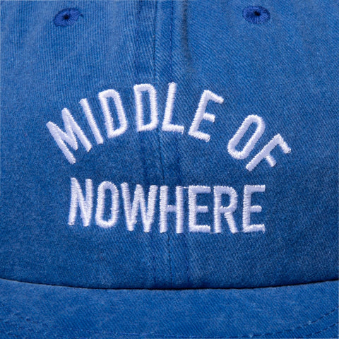 MIDDLE OF NOWHERE 6-PANEL HAT - VINTAGE ROYAL