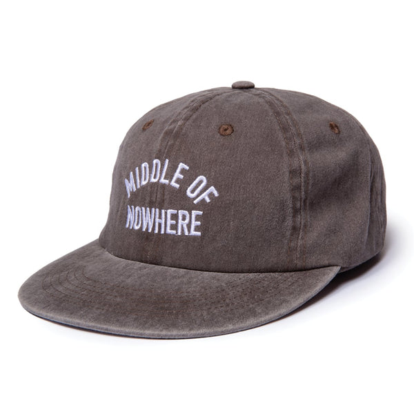 MIDDLE OF NOWHERE 6-PANEL HAT - VINTAGE BROWN