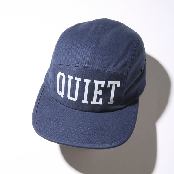 QUIET Big Text 5 Panel Camper Hat