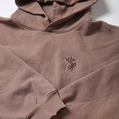 Shhh Embroidered Hood - Patchoulli - Made in USA