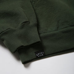 La Vie Tranquille Embroidered Hood - Ivy Green - Made in USA