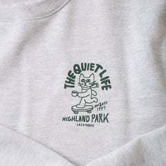 Skating Cat Crewneck