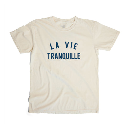 La Vie Tranquille Pigment-Dyed T