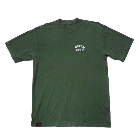 Middle of Nowhere Embroidered T - Ivy Green - Made in USA (FA24)