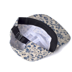 Dahlia Floral 5 Panel Camper Hat - Made in USA