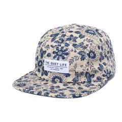 Dahlia Floral 5 Panel Camper Hat - Made in USA