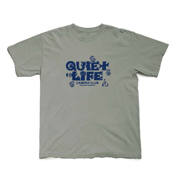 Higton Camera Club Pigment-Dyed T - Moss