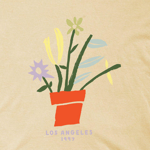 Floral Pigment Dyed T