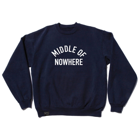 Middle of Nowhere Applique Crew Neck - Made in USA