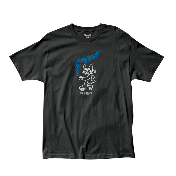 Coffee Steam Cat Highland Park T Black