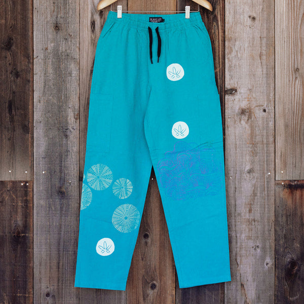 QL x Lonely Palm Pocket Pant - Teal - Small