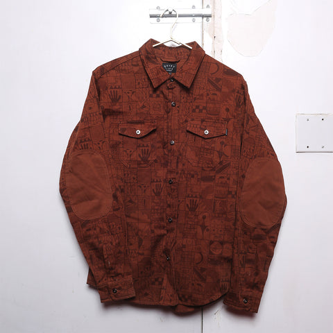 SAMPLE SALE 25 - Lorin Brown L/S Button Down Shirt - Medium