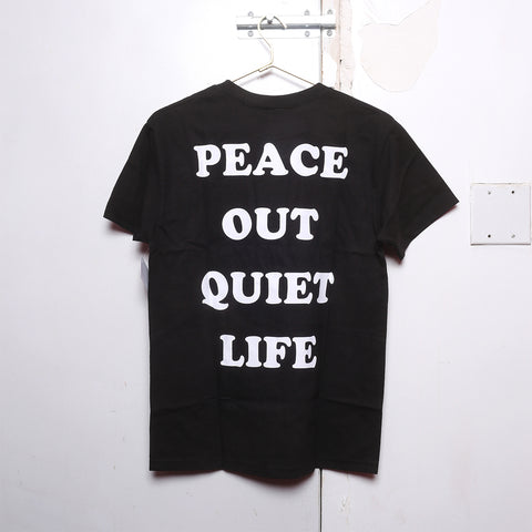 SAMPLE SALE 25 - Peace Out T - Black