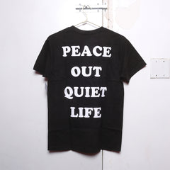 SAMPLE SALE 25 - Peace Out T - Black