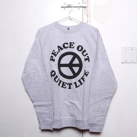 SAMPLE SALE 25 - Peace Out Crewneck