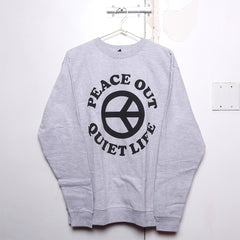 SAMPLE SALE 25 - Peace Out Crewneck