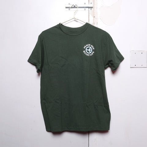 SAMPLE SALE 25 - Peace Out T - Medium Green