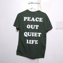 SAMPLE SALE 25 - Peace Out T - Medium Green
