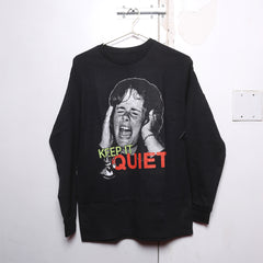 SAMPLE SALE 25 - Keep It Quiet Long Sleeve T - Medium