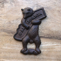 SF Mercantile - CA Bear Hug cast iron bottle opener